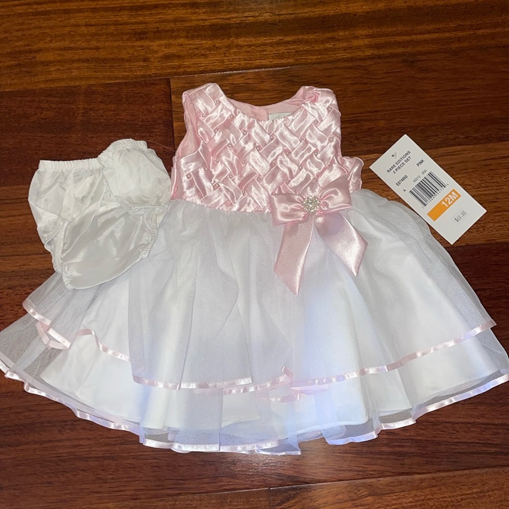 Fancy formal dress for baby girl - 12 months